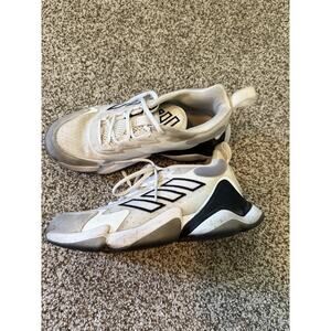 Mens Size 6 Adidas Impact FLX II White Black Casual Training Shoes